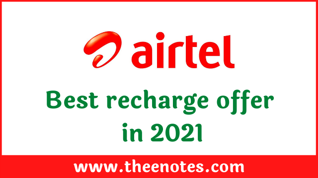 Best recharge offers in Airtel